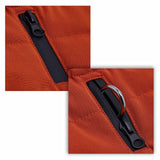 Blueberry Pet Cozy & Comfy Windproof Waterproof Quilted Dog Coat, Rusty Orange Winter Jacket for Medium Dogs, 20" Back Length, Warm Snowsuit-Style Outfit