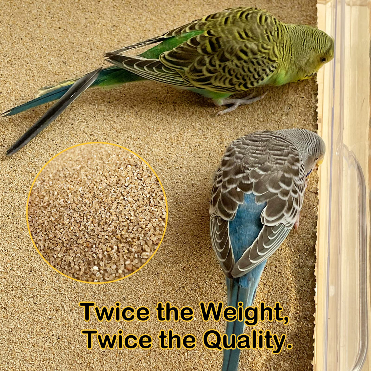 S&X Gravel Paper for Bird Cage 30-Pack 15" x 9.5" Bird Cage Liners Disposable for Enhanced Hygiene and Bird Health