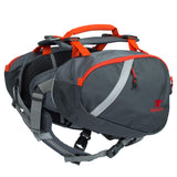Mountainsmith K9 Dog Pack, Adjustable Chest and Back Harness Canine Backpack, Saddle Bags with Zippered Pockets for Camping, Travel, Outdoors, Backpacking, Hiking, Lava Red, Small