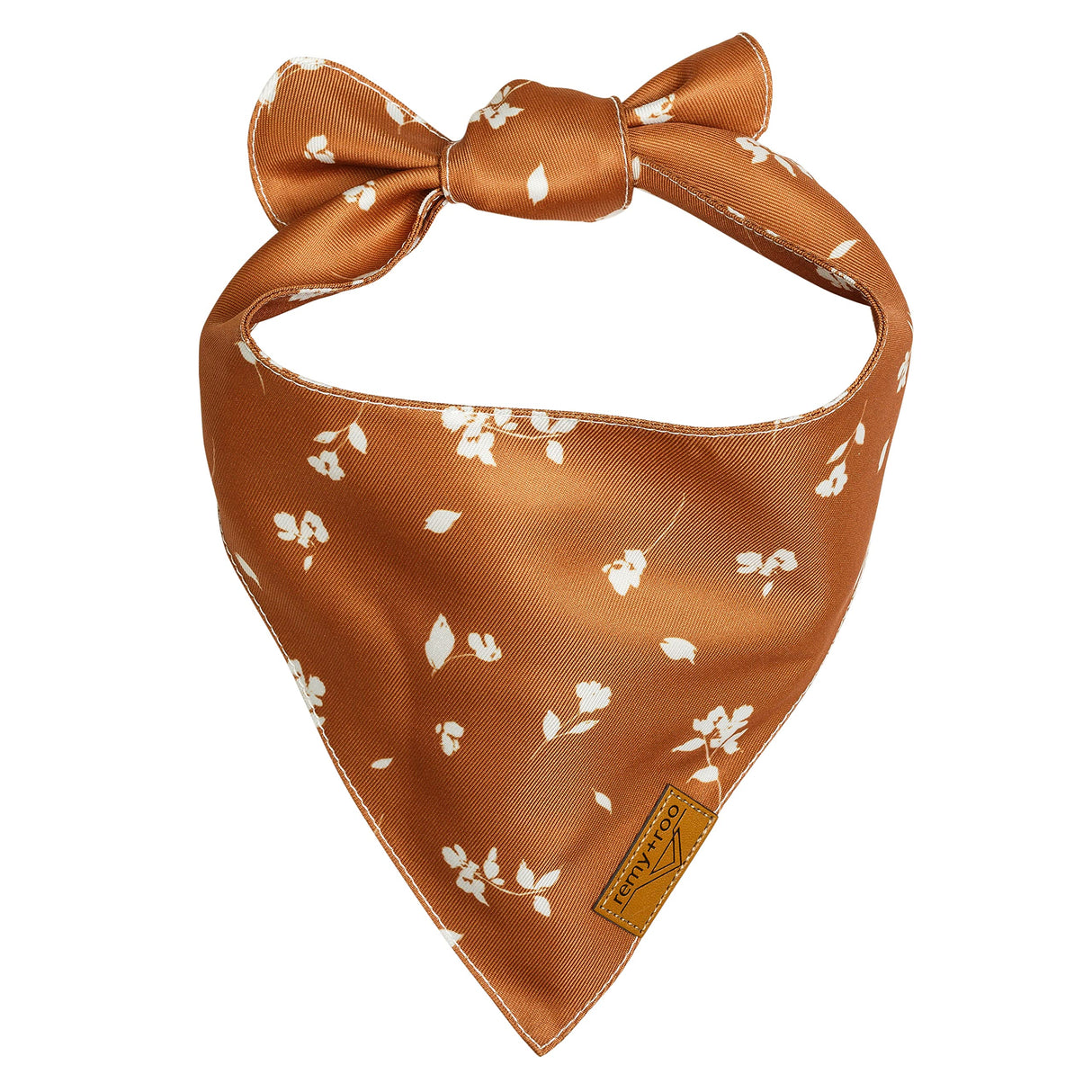 Remy+Roo Small Spring Dog Bandanas - 4 Pack Emily Set | Premium Durable Adjustable Polyester Fabric Dog Scarfs | Patented Shape Girl Dog Bandana, Trendy Patterns, Floral Dog Bandana