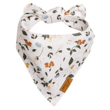 Remy+Roo Small Spring Dog Bandanas - 4 Pack Emily Set | Premium Durable Adjustable Polyester Fabric Dog Scarfs | Patented Shape Girl Dog Bandana, Trendy Patterns, Floral Dog Bandana