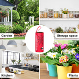40 Packs Flying Insect Traps, Fly Strips, Fly Paper Ribbon, Sticky Fruit Fly Traps Hanging Gnat Fungus Mosquito Trap for Indoors Outdoors, Red