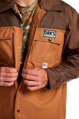 Upland Briar Shirt, Made in U.S.A. (Brown, Small)