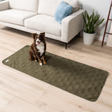 PetAmi Waterproof Couch Cover for Dogs, Waterproof Pet Blanket, Reversible Furniture Cover Sofa Protector for Pet Cat Bed, Washable Waterproof Blanket Dog Cover for Couch Seat, 30x70 Green