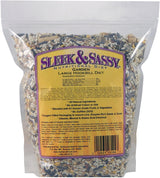 SLEEK & SASSY Garden Large Hookbill Parrot Food for Large Conures, Amazons, African Greys, Cockatoos, Pionus-Parrots & Small Macaws (4 lbs.)