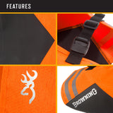 Browning Pet Vests, Hi Vis Safety Vests for Dogs, Saftey Orange, Large, Full Coverage