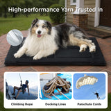 Bedsure Chew Proof Dog Bed for Small Dogs Machine Washable Dog Crate Pad Durable Kennel Pad for Chewers, Black
