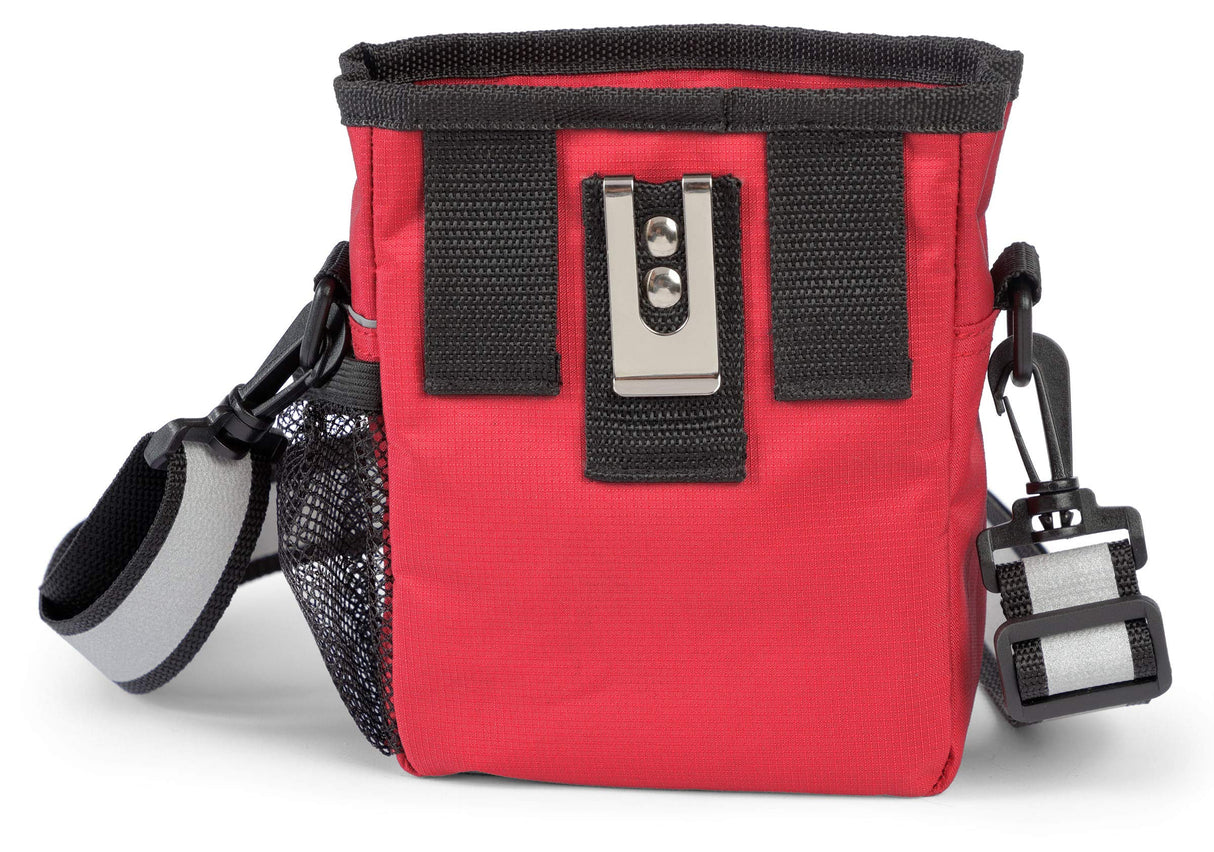 Mobile Dog Gear, Small Dog Walking Bag, Day or Night Reflective, 6 x 7 Inches