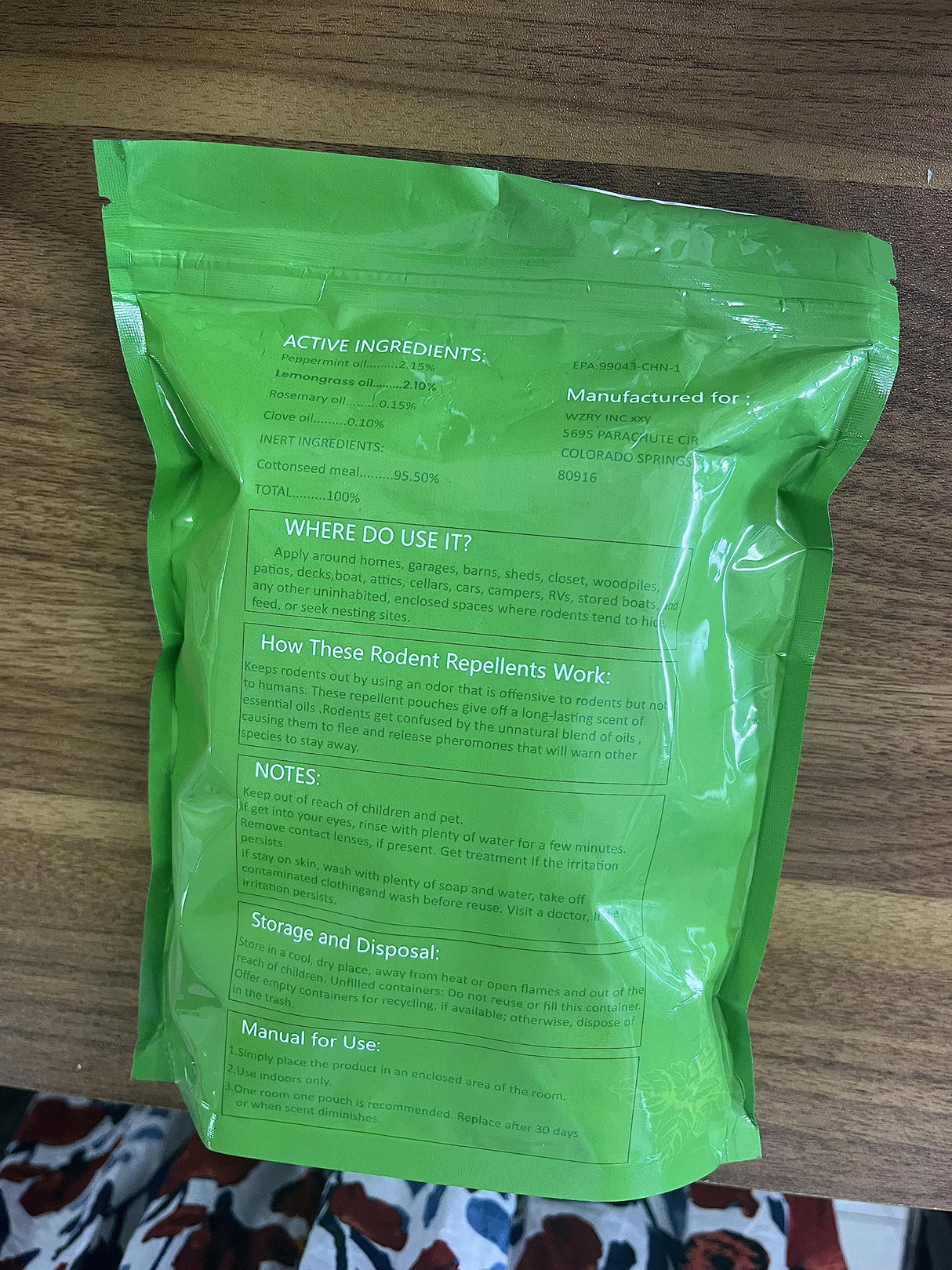 8 Pack Mouse Repellent Natural Peppermint Oils Rodent Repellent Pouches, Mice Repellent