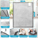 12 Pcs New Upgrade 3-Layer Metal Dish Cloth, No Scratches and No Odor, Multipurpose Wire Dishwashing Rag for Wet and Dry, Kitchen Cleaning DishRags,Sinks,Dishes,Stove Top, Dimensions(7.08X8.86)