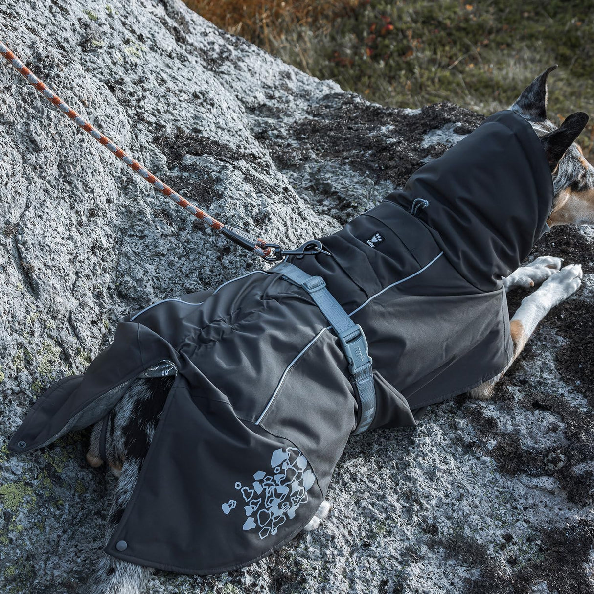 Hurtta Extreme-Warmer 2, Winter Dog Coat, BlackBerry, 18 in