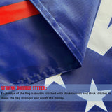 Trump 2024 Flag Take America Back Double Sided- Trump Flags 3x5 Outdoor Double Sided Heavy Duty Donald Trump Flags Banner Super Durable 4 Rows Stitched Edge Canvas Header with 2 Brass Grommets