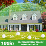 24 Pack Deer Repellent, Rabbit Repellent, Deer Deterrent, Powerful Deer Repellent for Yard, Keep Deer Out from Fence Plant Trees Garden Home