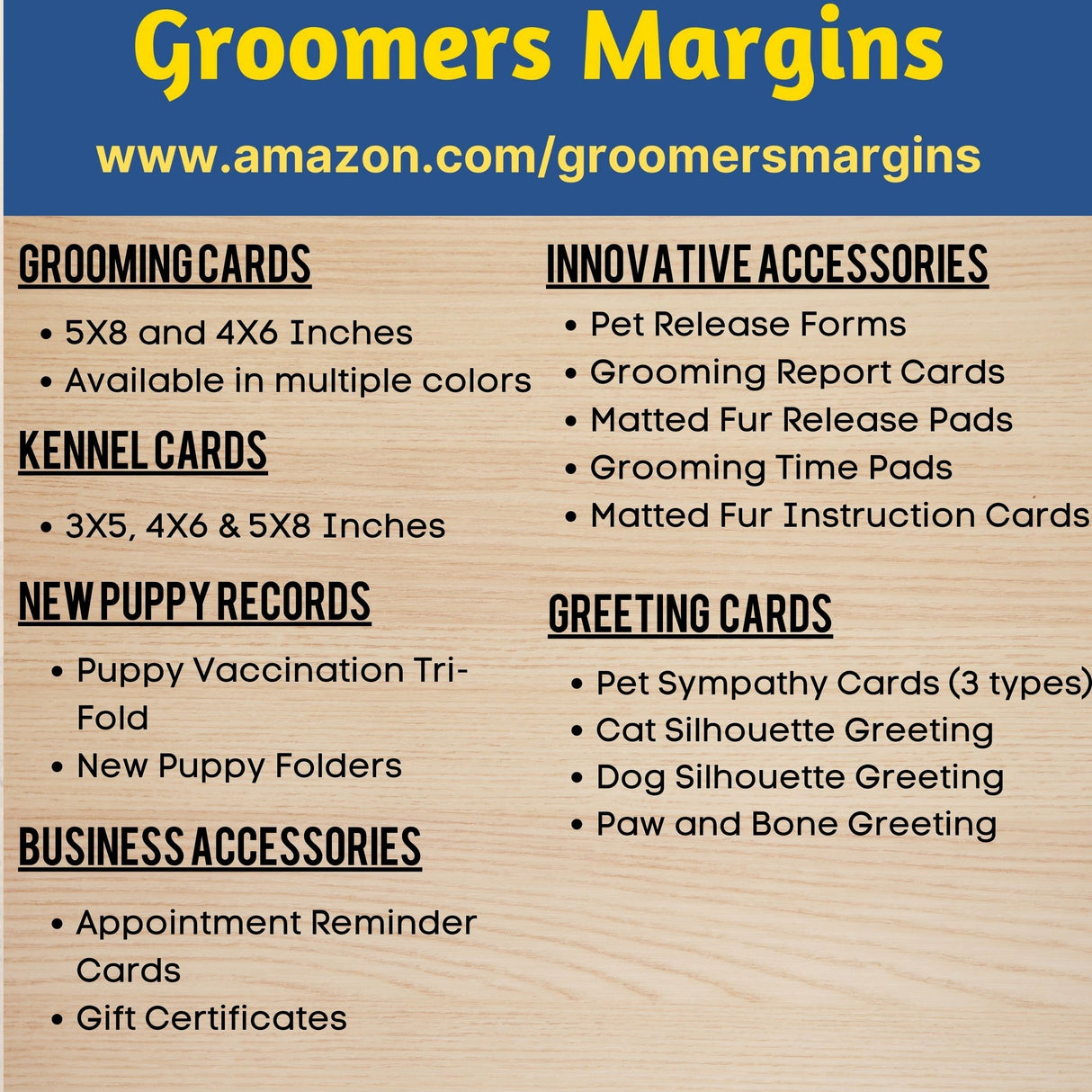 Groomers Margins Pink Dog Grooming Cards 5X8 Inch (100 Pack 8 X 5 inches) Dog Groomer Client Cards for Veterinarians, Pet Kennel Records, and Cat Grooming