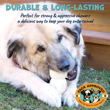 Load image into Gallery viewer, Pack Approved Beef Cheek Rolls for Dogs - Natural &amp; Odor-Free Dog Treats - 5 to 6 Inch Medium Beef Hide Dog Chews - 4 Pack
