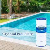 Cryspool® 08053 Filter Compatible with Jandy CS100, R0462200, PJANCS100, C-8410, FC-0821, 100 Sq. Ft Pool Filter Cartridge, 1 Pack