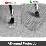 Perfect for Carpet Floors: Protect Your Floor from Scratches and dust of Any Kind with This Perfect Chair mat for Carpeted Floors. The Office Chair mat is Designed for Most Carpet Floors.