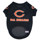 NFL Chicago Bears Raglan Jersey Da Bears - Small. Cutest Football Jersey for Dogs & Cats