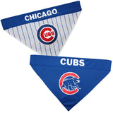Pets First MLB Chicago Cubs Reversible Bandana Size XX-Large for Dogs & Cats. 2 Sided Sports Bandana,Premium Embroidery Team Logo, All MLB Teams Available