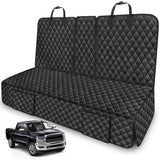 TAUYANG Dog Car Seat Cover for Back Seat Compatible with Dodge RAM 1500 2500/Ford F150 F-150 F250 2000-2025 2026 Accessories, Non-Slip Pet Bench Backseat Covers for Large Pickup Trucks