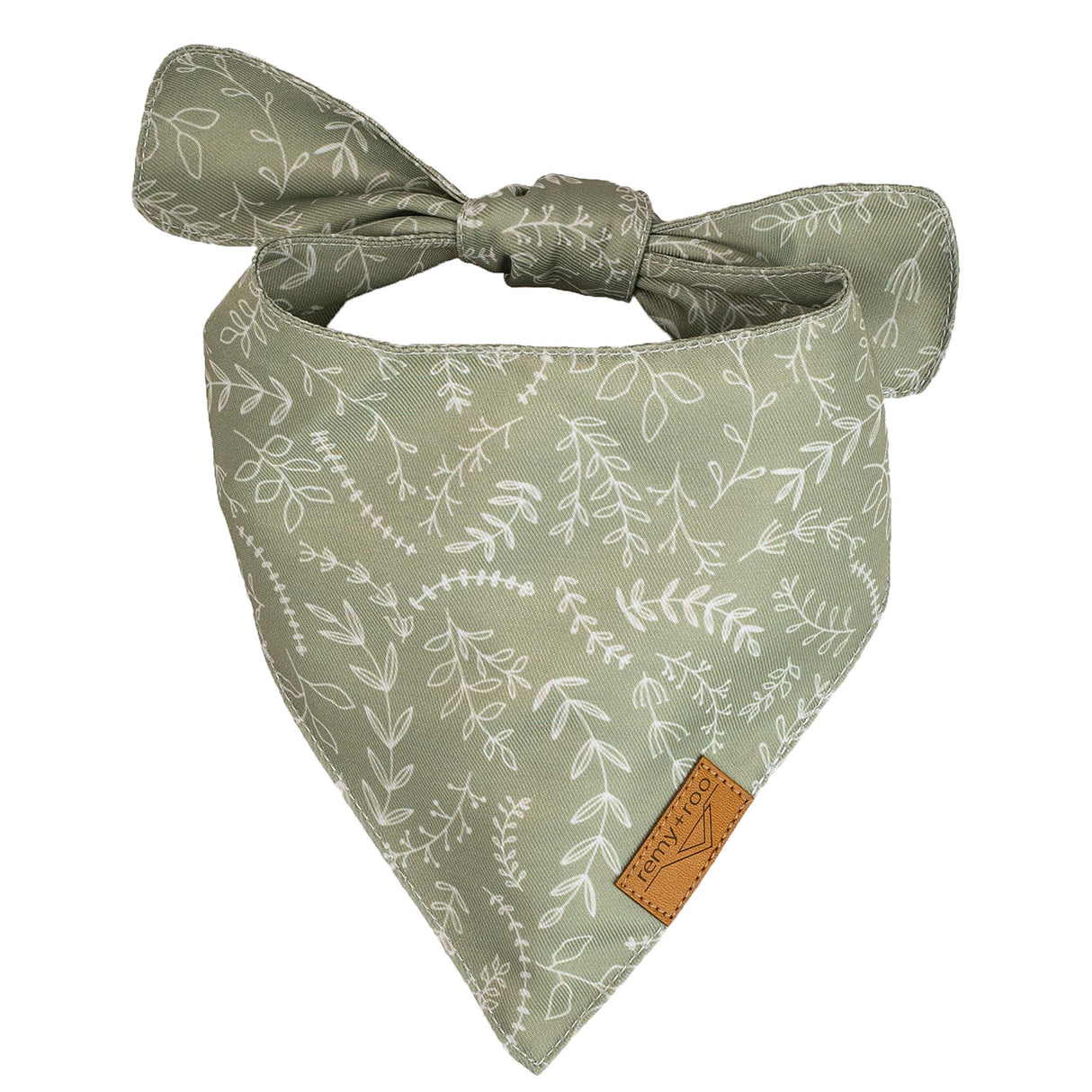 Remy+Roo Small Spring Bandanas - 4 Pack Rubi Set | Premium Durable Adjustable Polyester Fabric | Patented Shape Girl Dog Bandana, Floral Dog Bandana