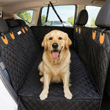 Paw Rider Back Seat Extender for Dogs Hard Bottom - Sturdy Dog Hammock for Car Hard Bottom Car Seat Cover for Dogs, with Seatbelt (No Foam)
