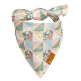 Remy+Roo Spring Dog Bandanas - 4 Pack Taylor Set | Premium Durable Adjustable Polyester Fabric | Patented Shape Girl Dog Bandana, Floral Bandana for Dogs (Large)