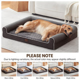 Warmrest Large Dog Beds Large Sized Dogs 45x35x7 Inch, Orthopedic XXL XL Dog Bed for Medium Size Dogs, Big Waterproof Couch Sofa with Removable Washable Cover for Pet, Dark Grey