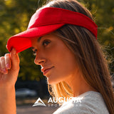 Augusta Sportswear Women's Athletic Mesh Visor - Stylish Sun Hat for Golf, Running, and Outdoor Activities, Black