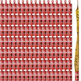 Qualirey 160 Pack Fly Strips Sticky Fly Trap Indoor Outdoor Hanging Fly Ribbon Tape Paper Flying Insect Trap Gnat Killer Traps for Fruit Flies, Bug, Insect, Pest (Red)