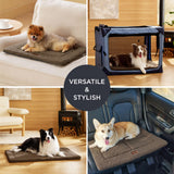 Bedsure Washable Dog Crate Bed for Large Dogs, Soft Foam Floor Pet Mat, Versatile Lightweight Pet Crate Pad for Cages