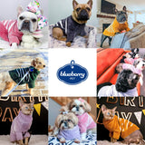 Blueberry Pet Cozy Soft Chenille Classy Striped Dog Sweater in Mustard, Back Length 18", Pack of 1 Clothes for Dogs