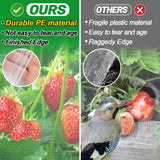 2 Pack 6.5x10ft Garden Netting - Ultra Fine Mesh Plant Covers to Keep Small Animals Pest Out, Bird Barrier Screen for Protecting Vegetables Fruits Flowers Raised Beds (Without Support Pole)