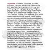 Witte Molen Pure Hamster Food Seed Mixture Mealworms, Sunflower Seeds, Puffed Rice, Grape Nuts, No Artificial Preservatives Dry Food, 1.7 lbs (2 Pack)
