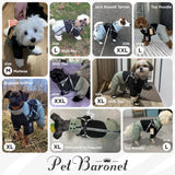 PETBARONET Waterproof Full Body Snowsuit with Harness, Reflective Jacket for Small and Medium Dogs (Green, XL:Chest 18.9'', Length: 14.2'')