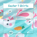 cyeollo 2pack Dog Easter Shirt for Small Puppy Dogs Outfit Soft Pet T Shirts Dog Tank Top Vest T-Shirt Rabbit Print Cat Apparel