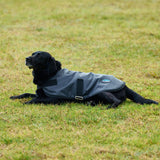 WeatherBeeta ComFiTec Classic Waterproof Dog Coat, Charcoal, 30"