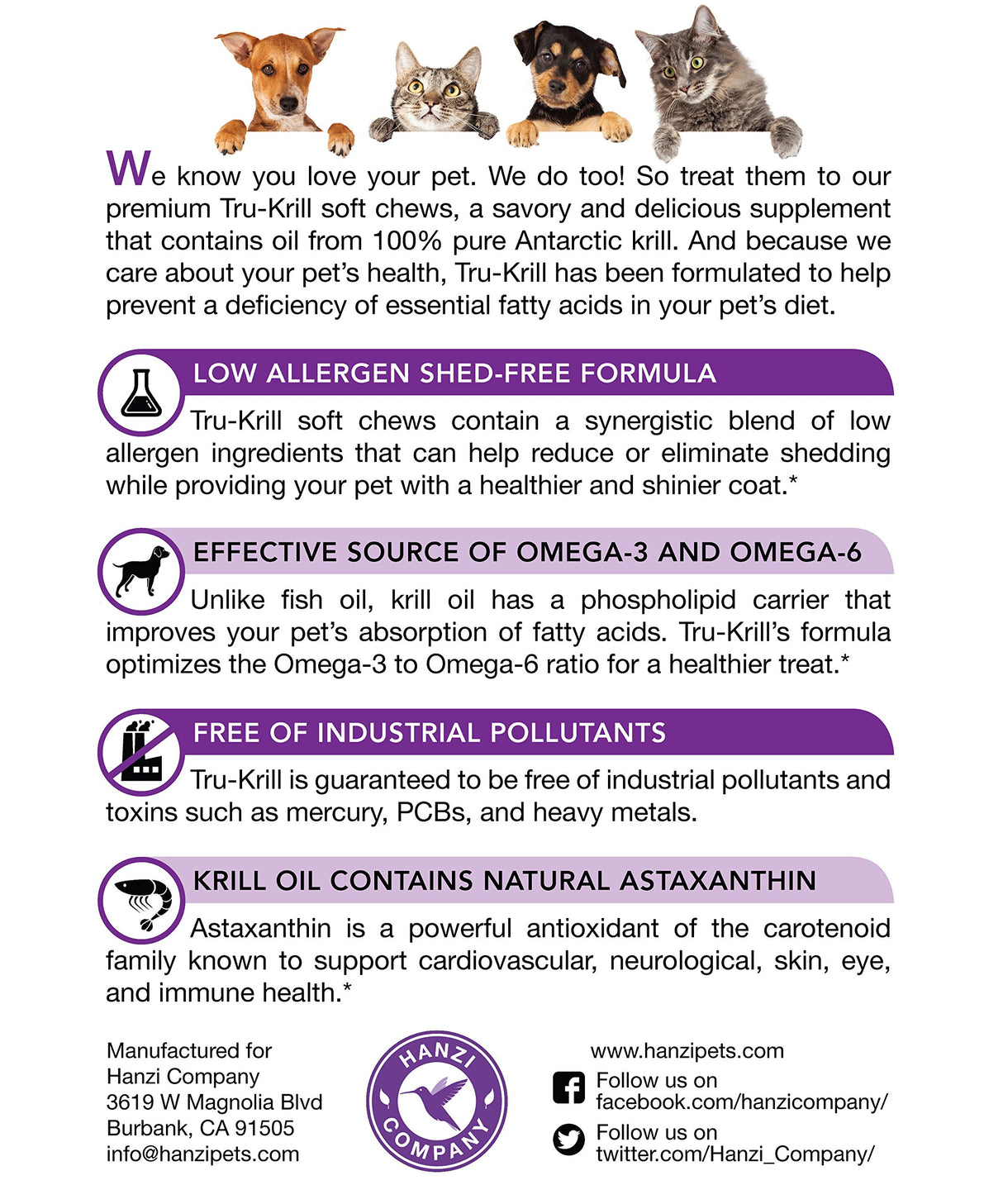 #1 Premium Antarctic Krill Oil Soft Chews for Dogs | Rich in Omega 3 | Astaxanthin | Vitamin E | for Skin and Coat | Low Allergen | Low Calorie | cGMP Certified | Made in USA | 60 Savory Soft Chews