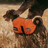 WeatherBeeta ComFiTec Reflective Parka 300D Dog Coat, Orange, 28"