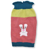 Dog Sweater Knitted Fashion Warm Soft Winter Clothes for Small Large Pet Cat Puppy (XS: Length - 10", Bunny)
