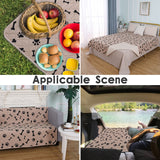 Waterproof Dog Bed Cover - nanbowang Pet Blanket Sofa Couch Furniture Protector for Kids Children Dog Cat, Reversible (40x50 Inch Pack of 1, Beige)