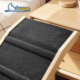 Dog Ramp for Couch, 49" Long Foldable Pet Ramp for Small Large Dogs, Dog Ramps for Bed, High Traction with Platform 6 Adjustable Heights 18" to 21.5" Up to 220LBS, Black