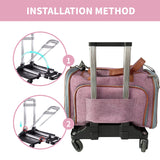 Mr. Peanut's Spinner Wheelbase Luggage Cart, Adding Rolling Functionality to Bags & Pet Carriers