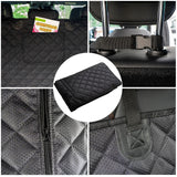 HNCPSY SUV Cargo Liner for Dog Car Seat Cover for Pets Waterproof Cargo Cover Dog Seat Mat for SUVs Sedans Vans with Bumper Flap Protector, Non-Slip, Black 70"x40"