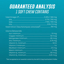 Load image into Gallery viewer, Nutramax Welactin Omega 3 Fish Oil for Dogs, Skin and Coat Health Supplement, Plus Immune and Overall Health, Premium Omega 3 Fatty Acids, Multivitamin For Dogs, Soft Chews, 60 Count
