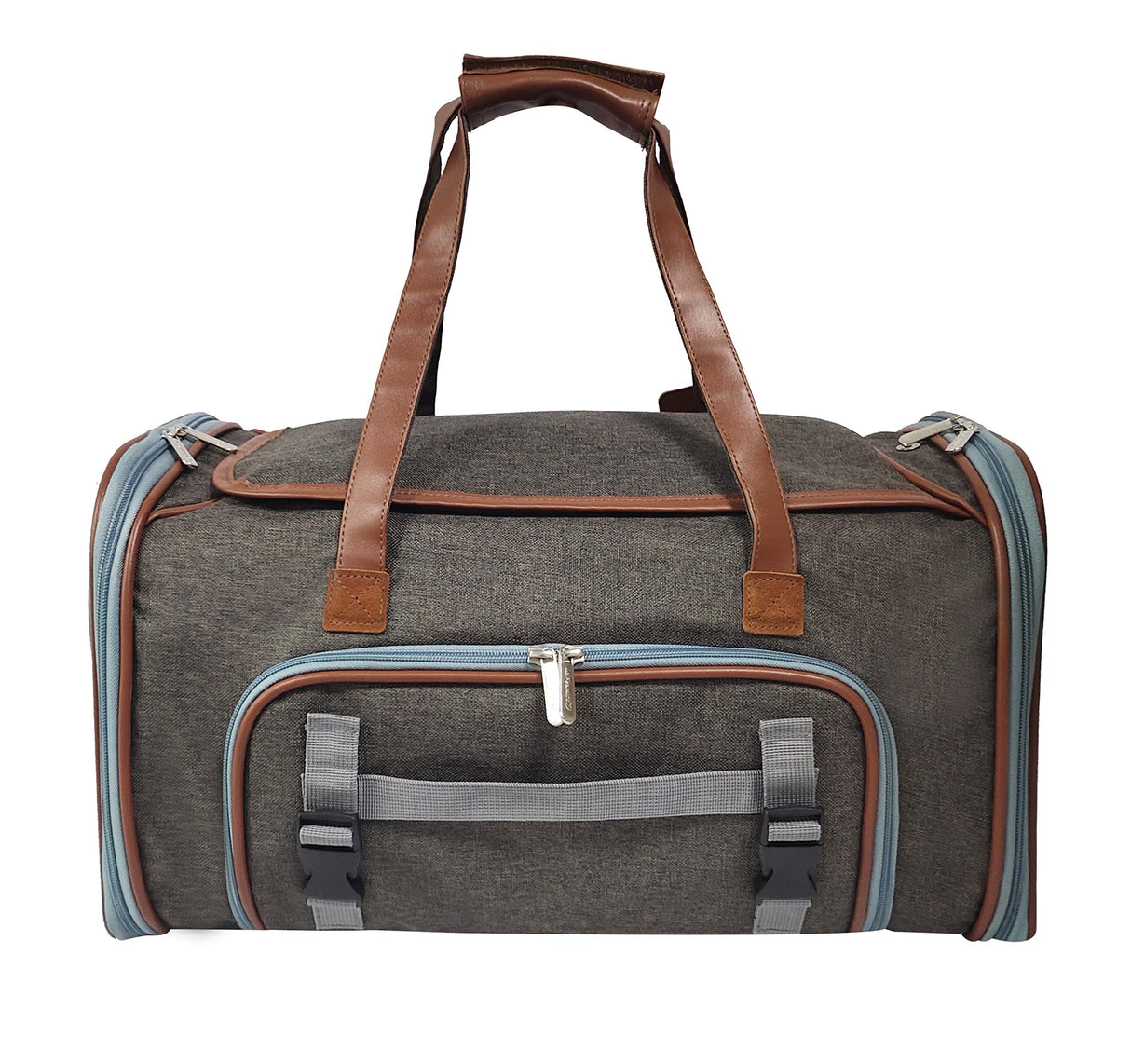 Mr. Peanut's Gold Series Big Apple XL Expandable Pet Carrier V3.0 (Charcoal Ash)