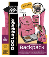 Mobile Dog Gear Unisex Weekender Backpack™ Pink One Size One Size