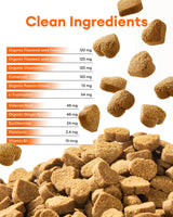 Calming Chews for Dogs 150ct - Anxiety Relief Support & Relaxation for Everyday Stress - Dog Soft Chews with Melatonin - Sleep Aid for Dogs (Peanut Butter Flavor)