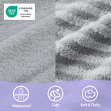 LE SURE Cute XL Dog Beds, Orthopedic Waterproof Dog Bed for Extra Large Dogs, High Back Non-Slip Bottom and Egg-Crate Foam Big Pet Couch Sofa with Washable Removable Cover, Grey