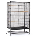 Prevue Hendryx F050 Pet Products Wrought Iron Flight Cage, X-Large, Hammertone Black